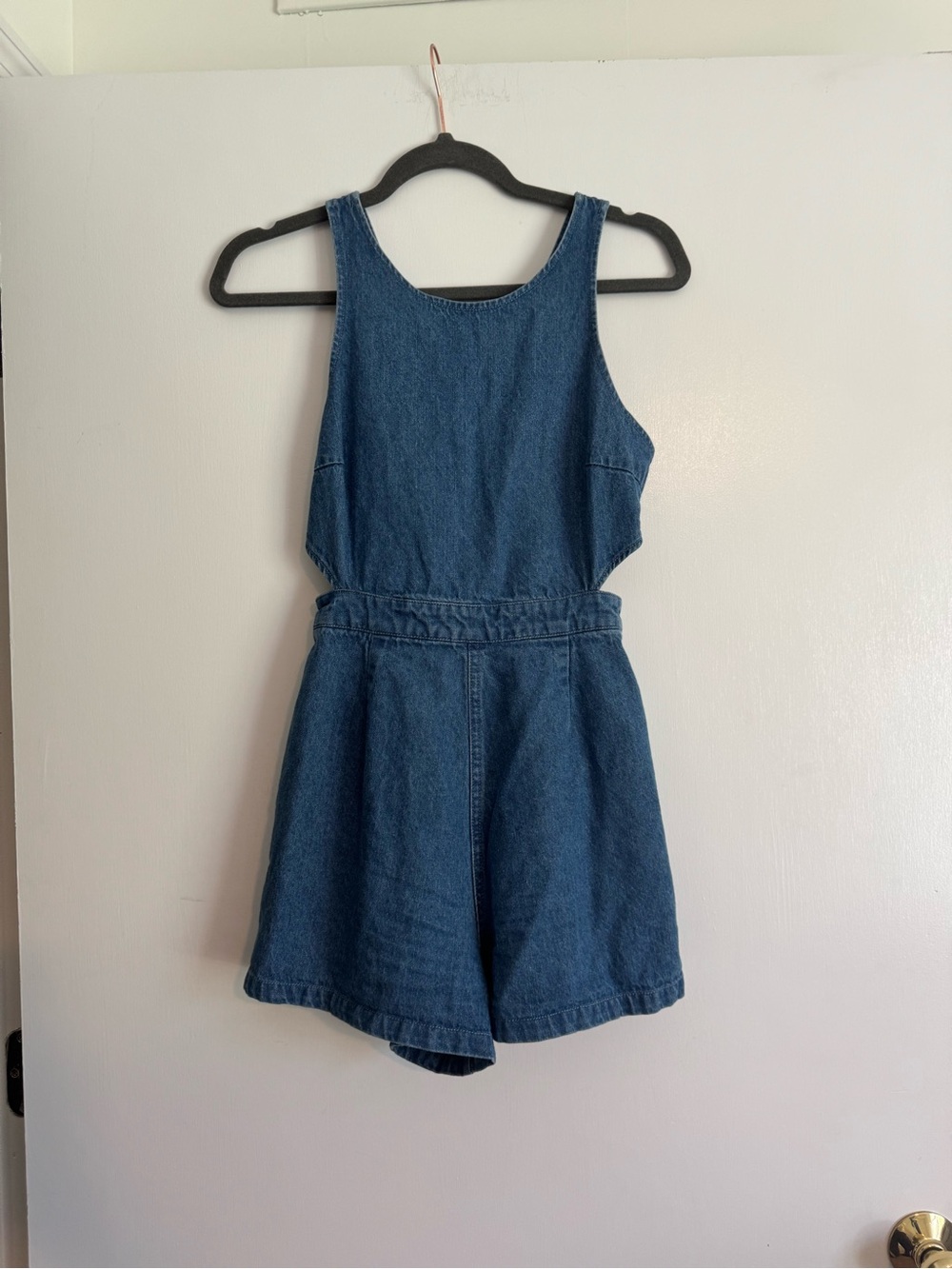 The Fifth Label Blue Denim Sleeveless Romper